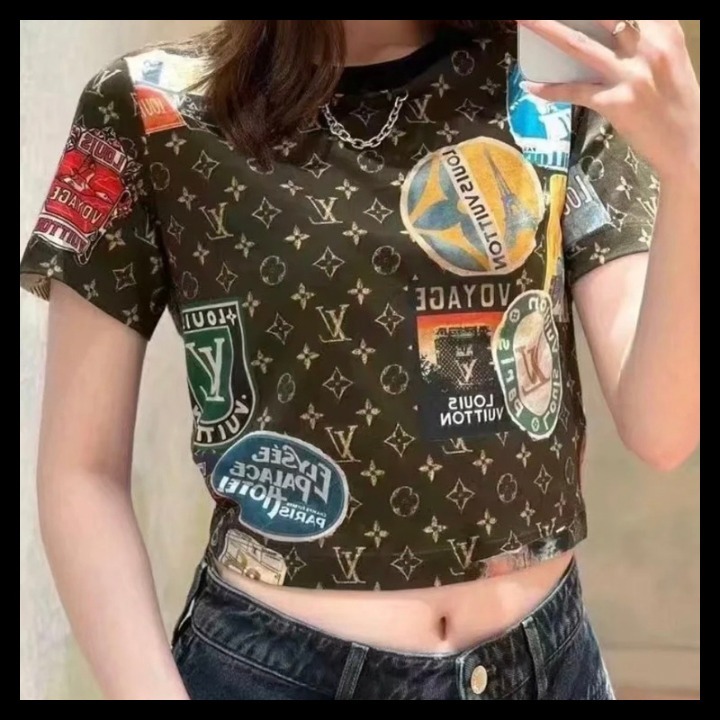 ☆可愛い丈とデザイン☆ルイヴィトン Tシャツ