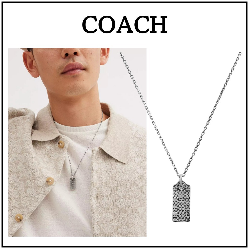 COACH コーチ ネックレス 新作 新品 シグネチャー ライン