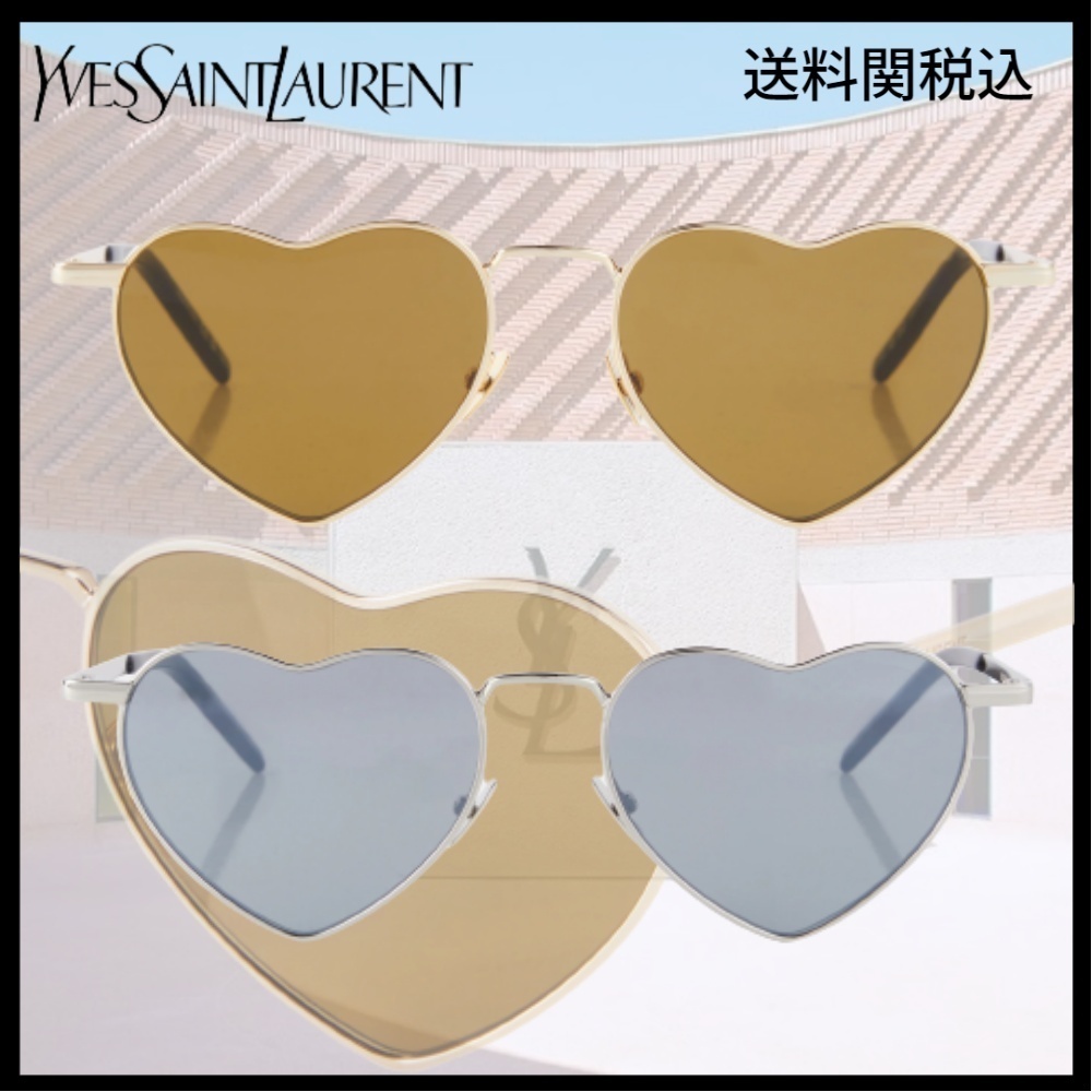 送料関税込*SAINT LAURENT*SL 301 Loulou ハート型サングラス