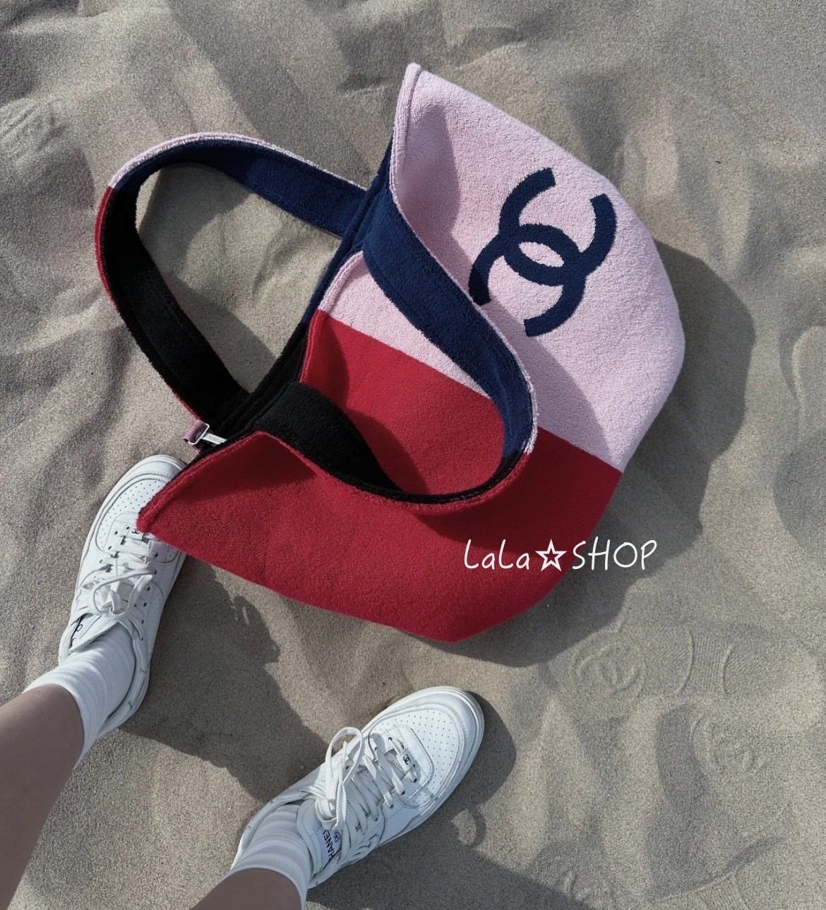 ★夏の必需品★【CHANEL】ビーチウェアセット CHANEL シャネル ビーチセット トートバッグ ポーチ バスタオル