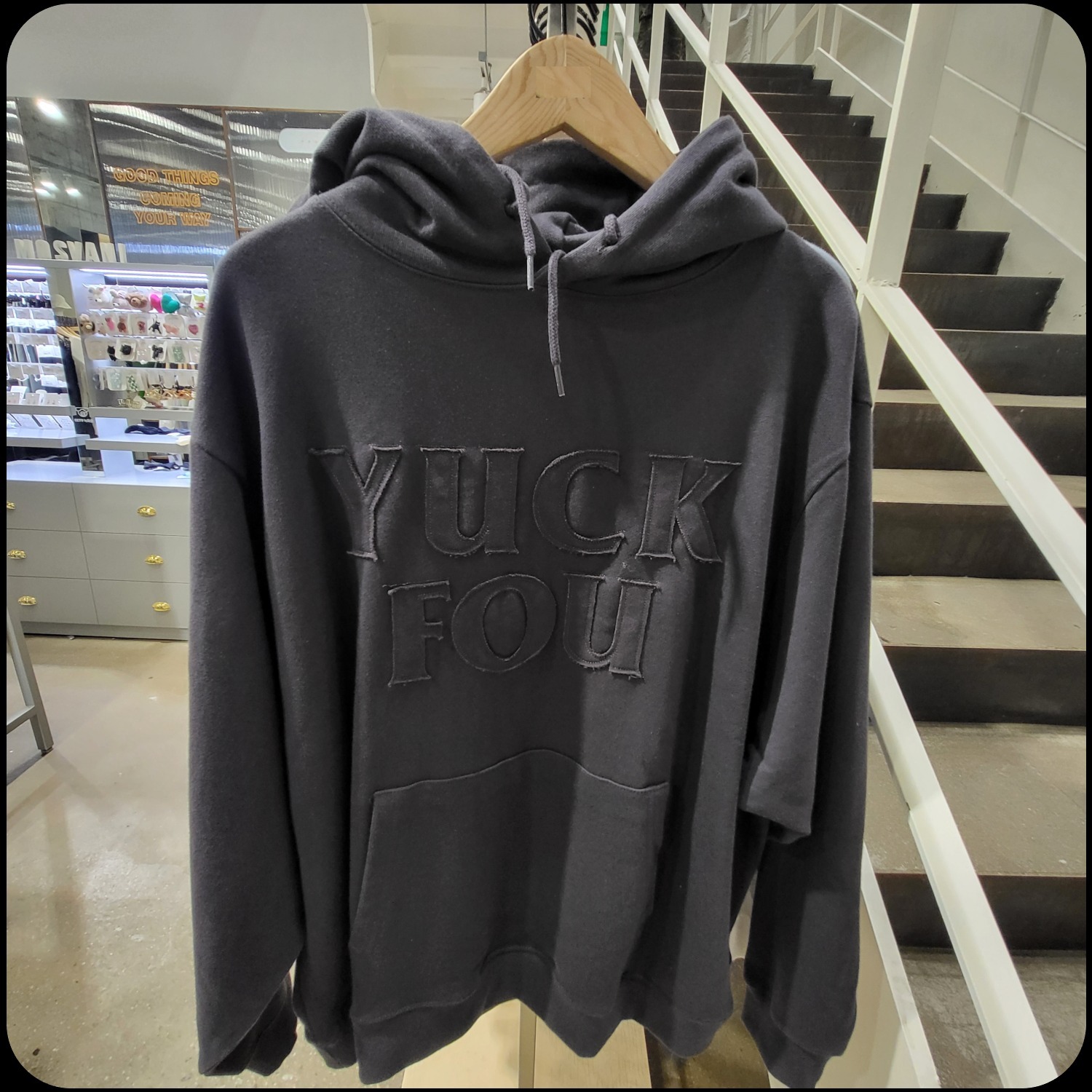 [ NICE GHOST CLUB]★韓国大人気★23FW YUCK FOU HOODIE