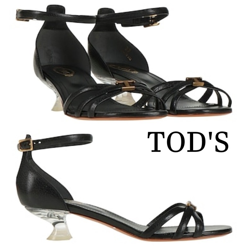 TOD'S ロゴ サンダル 送関込