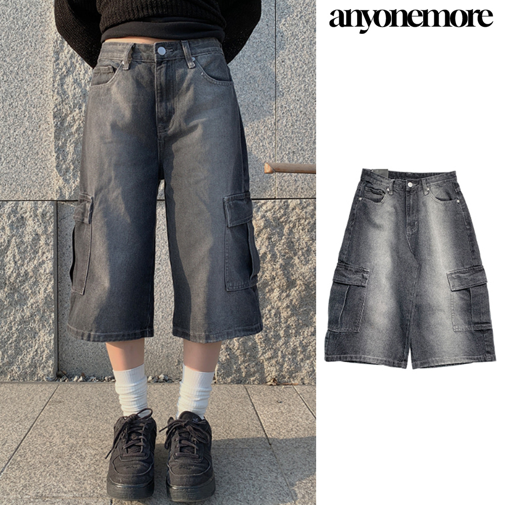 【Anyone more】Ocean Bermuda Short Cargo Pants