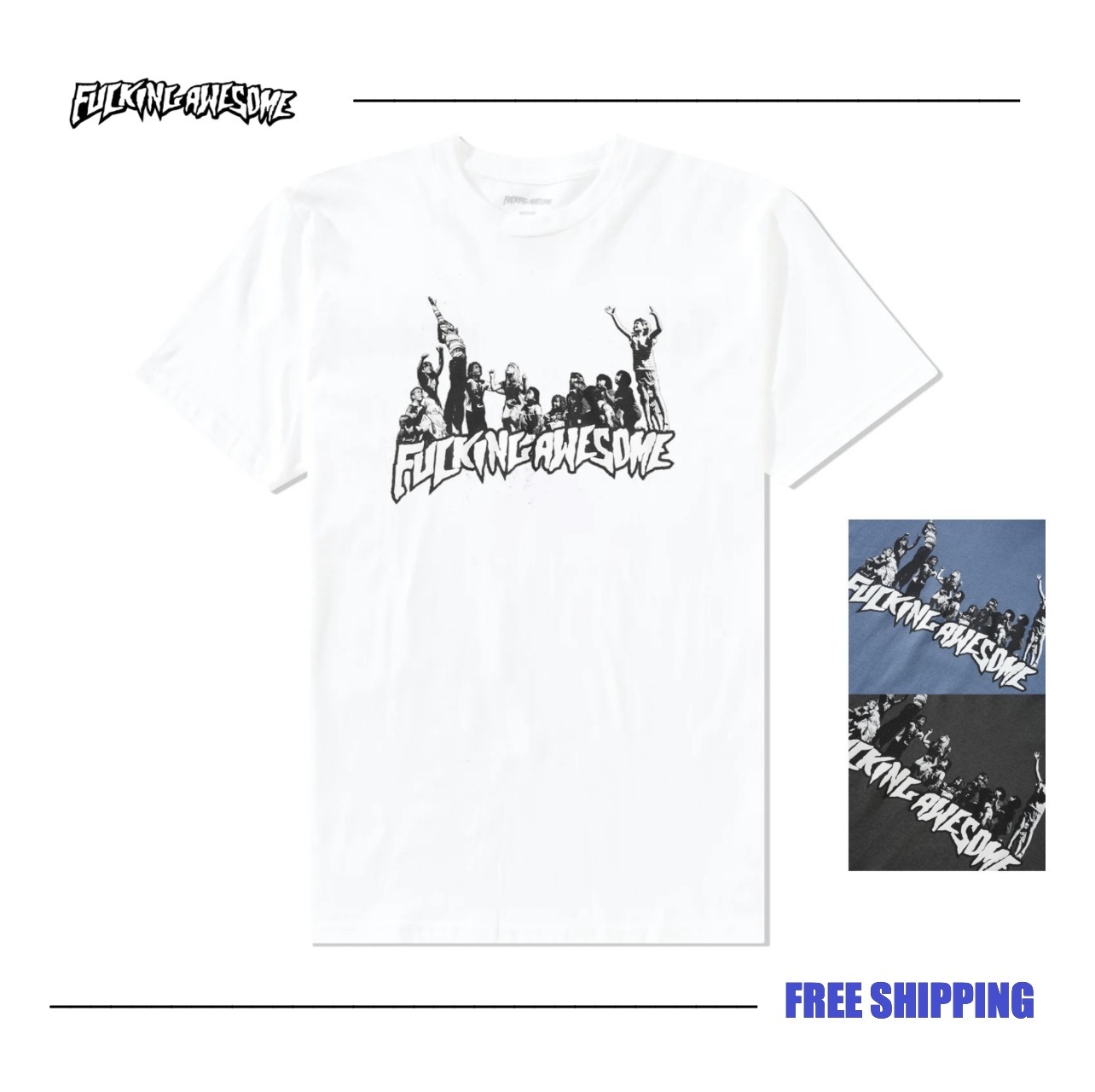 【FUCKING AWESOME】Fucking Awesome Hug The Earth Tee