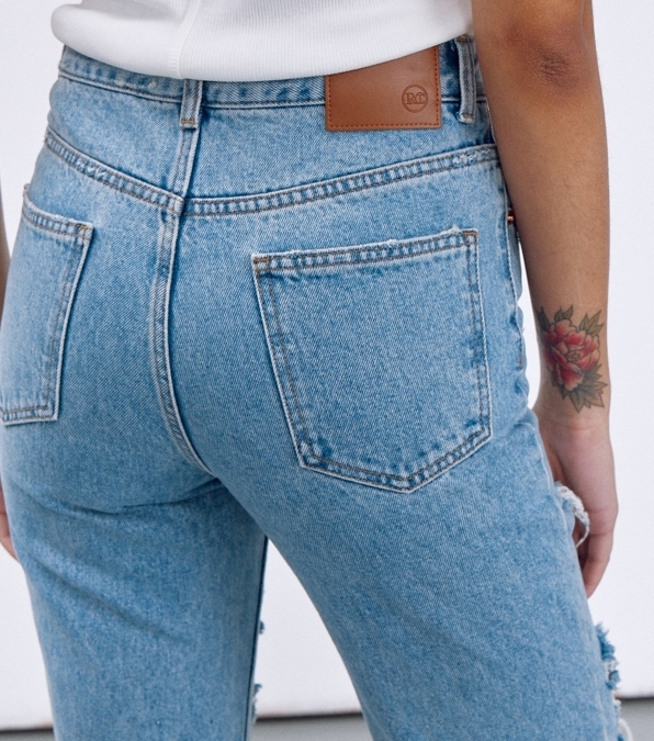 [RECTO] WOMENS CHAIN DETAIL DESTROYED DENIM☆送料込☆ RECTO] WOMENS CHAIN DETAIL DESTROYED DENIM☆送料込☆ (RECTO