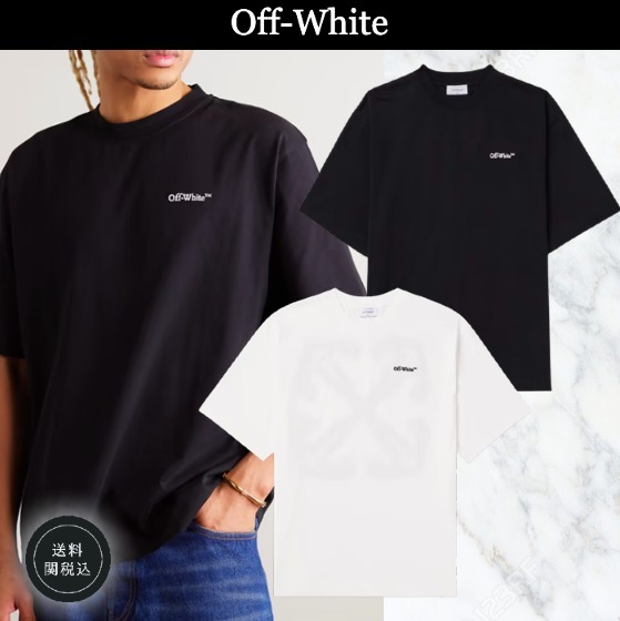 【Off-White】Tattoo Arrow オーバーサイズ Tシャツ (送関込)
