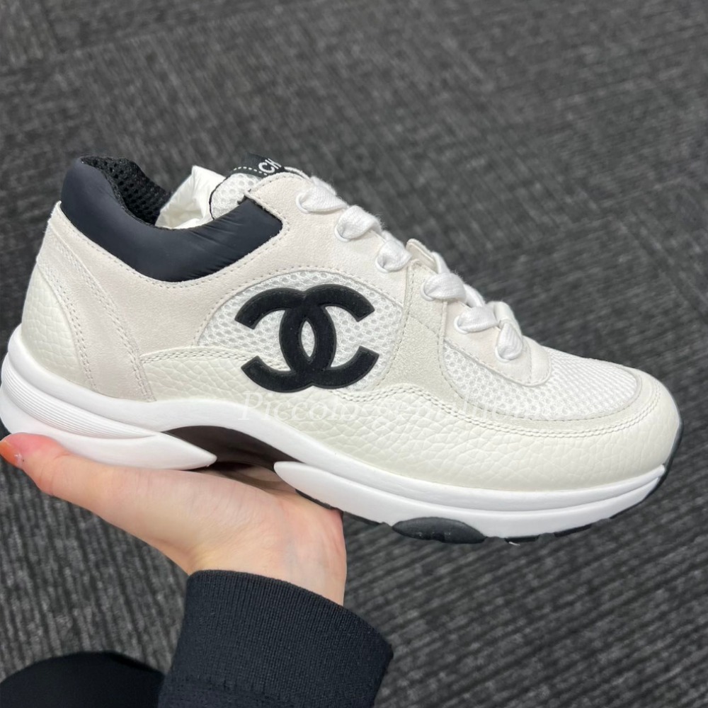 選べる3カラー★CHANEL スニーカー ロゴ入り 2024SS☆送料無料【CHANEL シャネル】ロゴ スニーカー ツイード