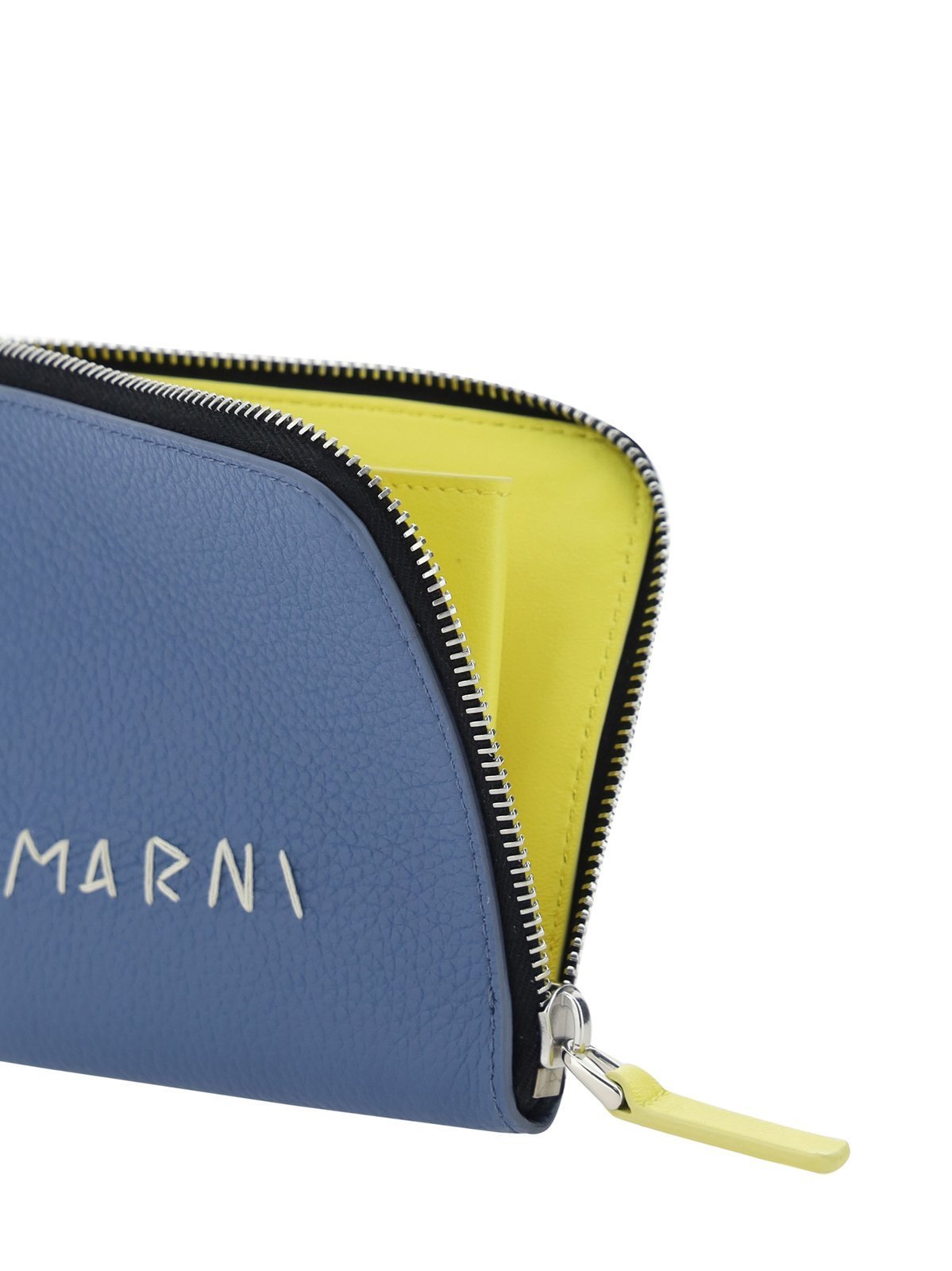Marni】ロゴ刺繍 レザー ジップウォレット ‐3色 *送料込 (MARNI
