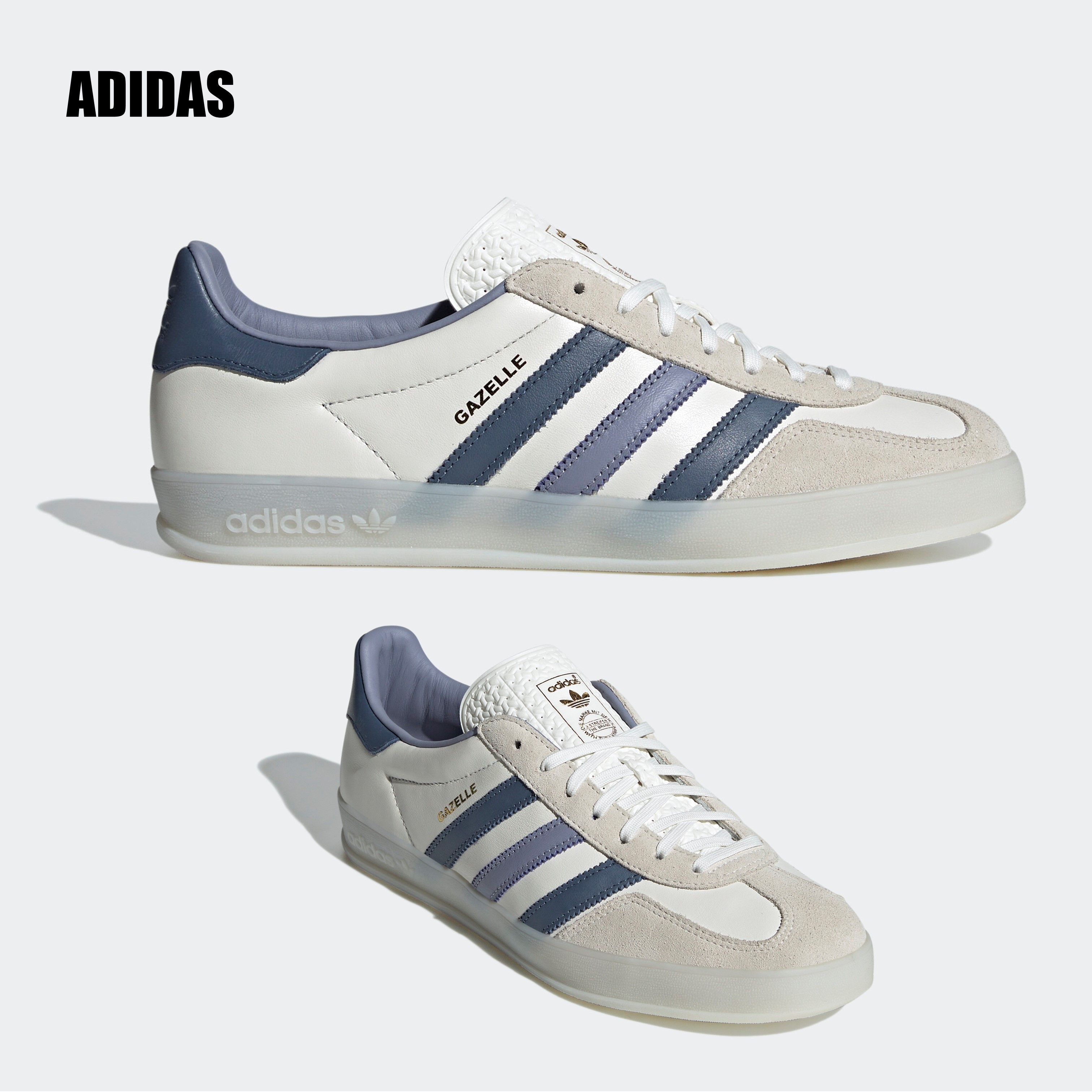 [アディダス] adidas Gazelle Indoor Core White☆送料込☆