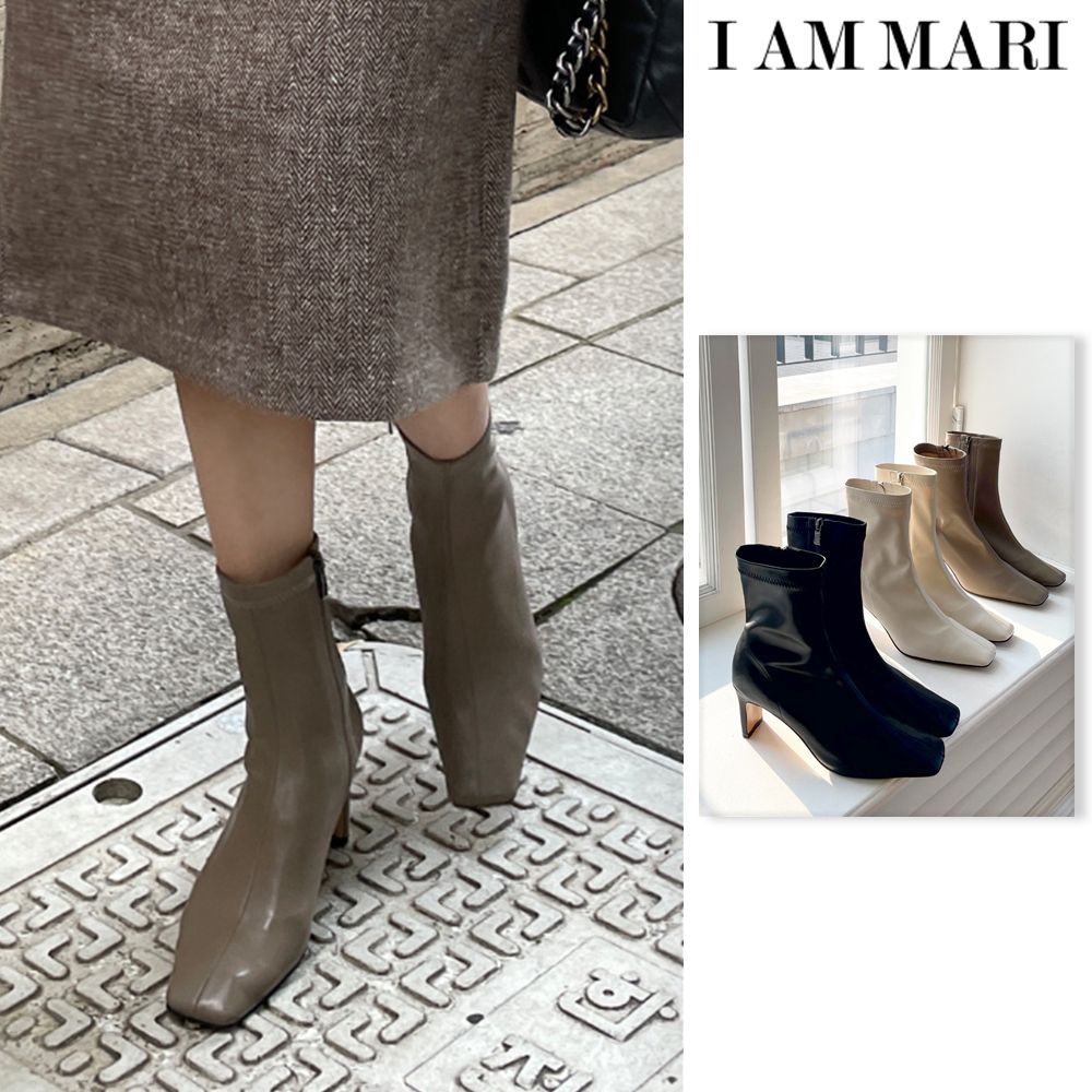 【I AM MARI】Vivia ankle boots (7cm)