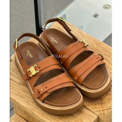 フラット CELINE(セリーヌ) サンダル・ミュール(レディース