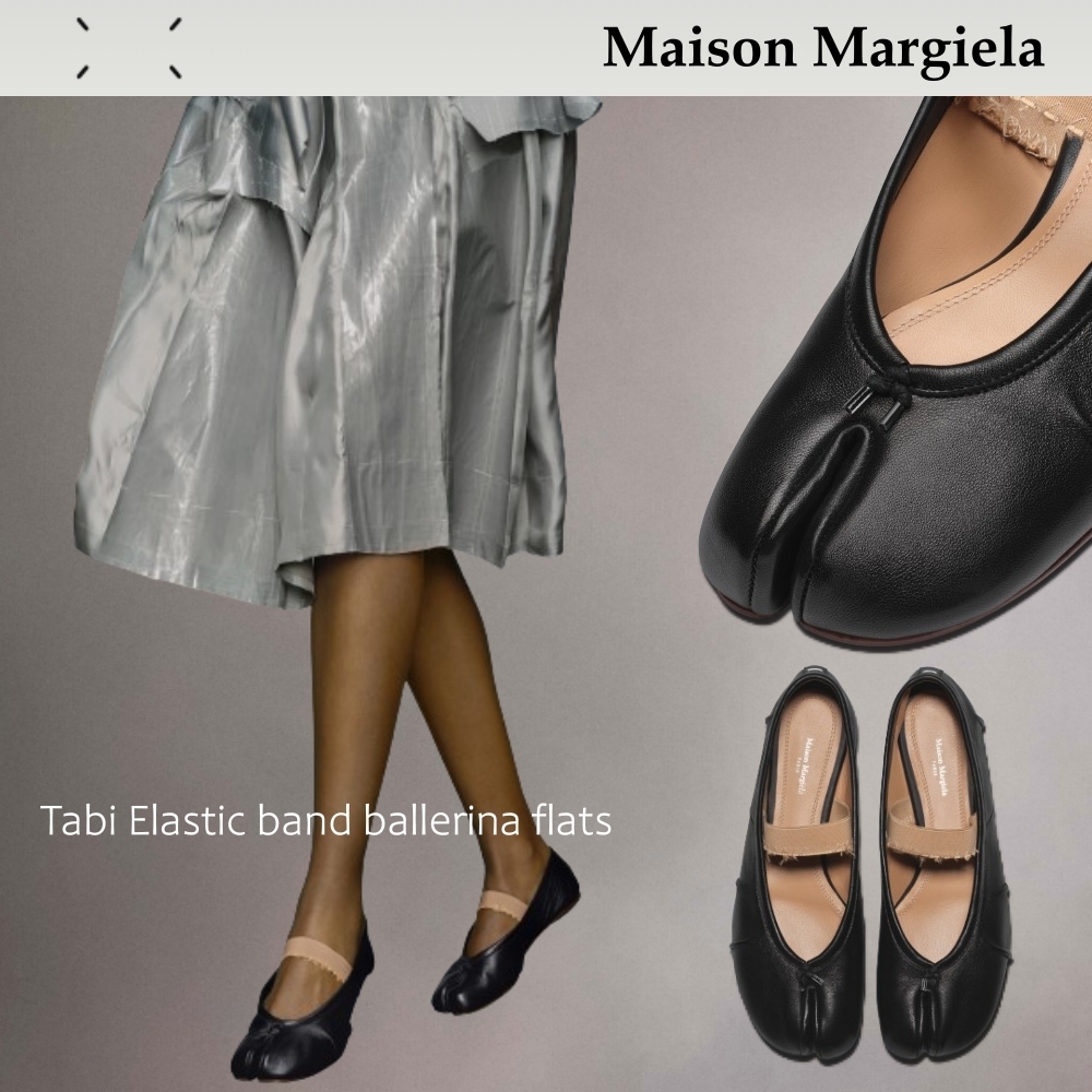 Maison Margiela■TABI 革バンド バレリーナ フラット