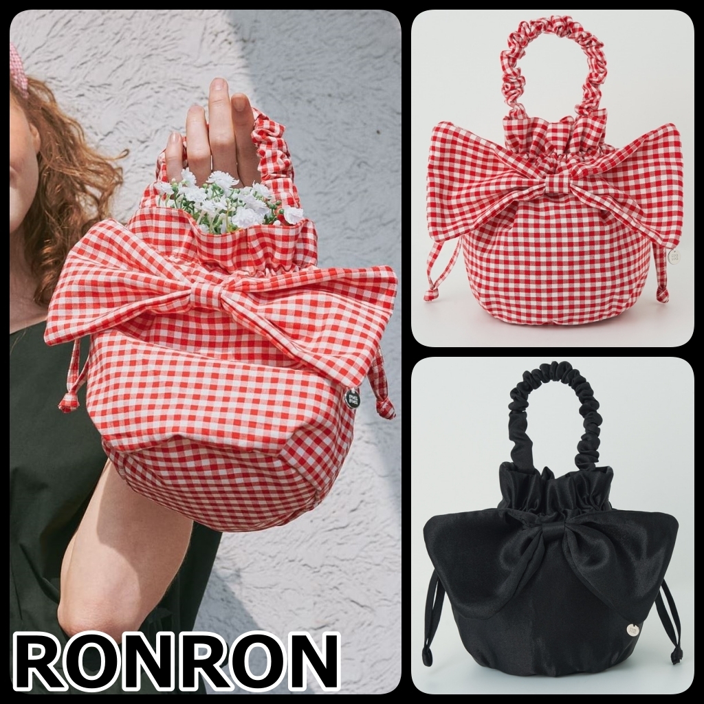 【RONRON】BIG RIBBON MINI BAG [関税 送料込み] ミニバッグ