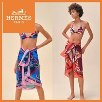 ＊華やか＊【HERMES】エルメス パレオ《En Roue Libre》