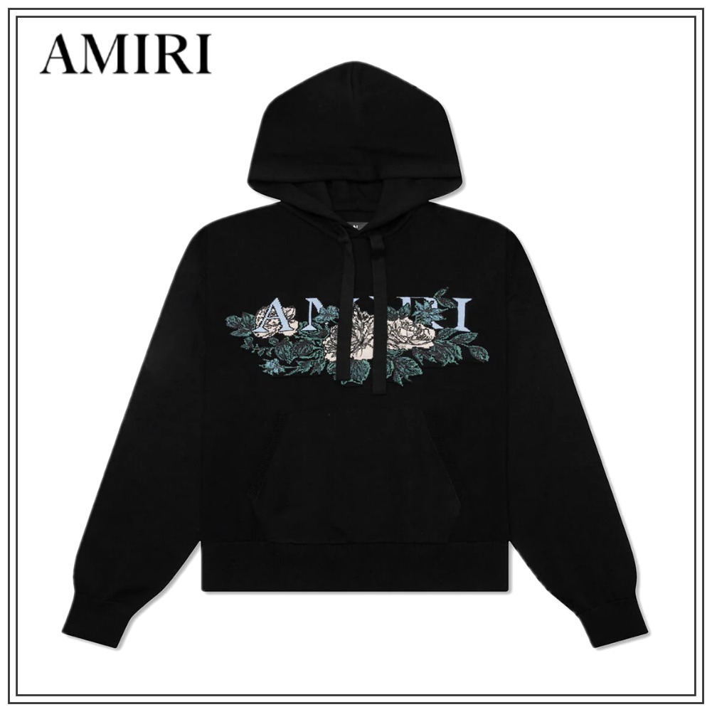 AMIRI アミリ / フローラル ロゴ パーカー