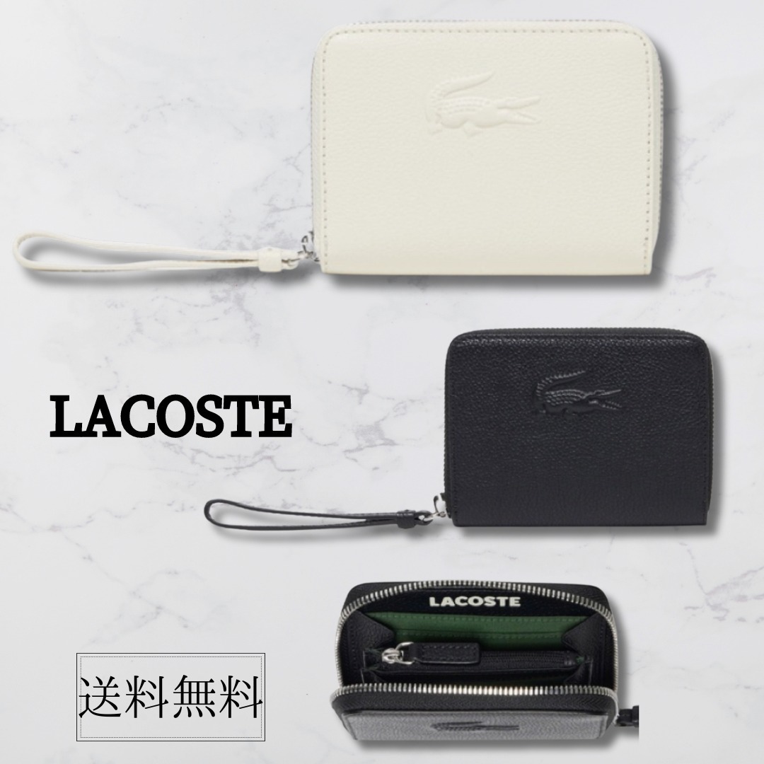 LACOSTE ラコステ コインケース L字ファスナー 小銭入れ マルチ