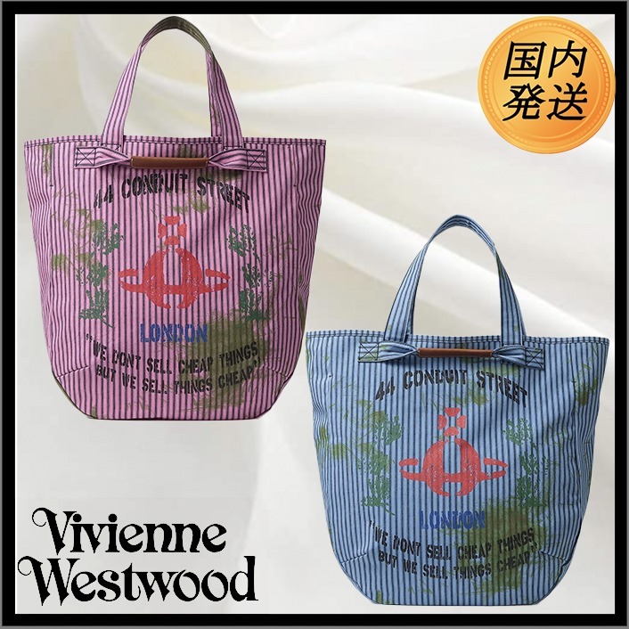 ギフト♪【国内発送★VivienneWestwood】トートバッグL