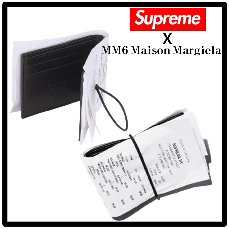 ★関税込★Supreme x MM6 Maison Margiela★Receipt Wallet ★
