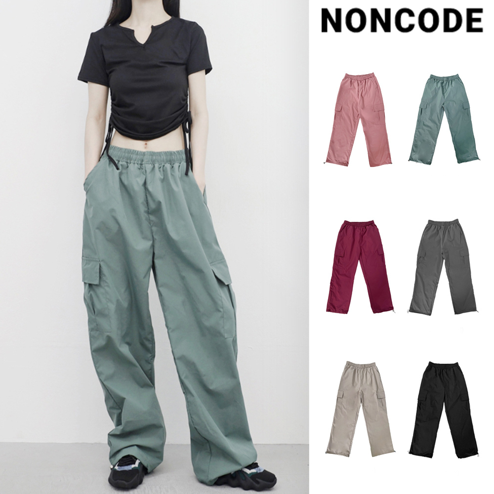 【NONCODE】(Unisex) Carden Cargo String Pants