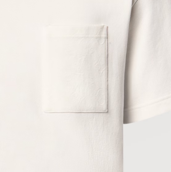 Louis Vuitton《ピケコットンＴシャツ》白色 モノグラム 直営店