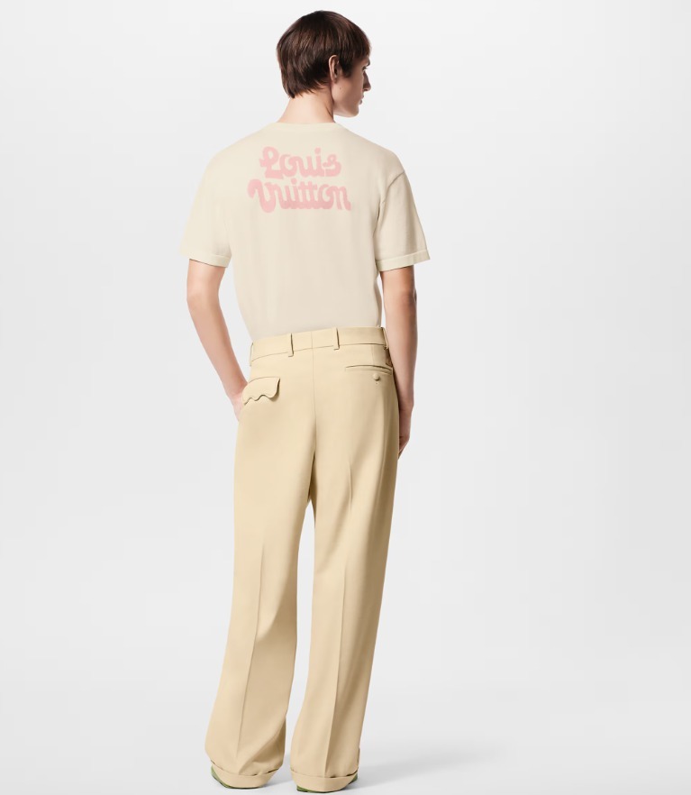 Louis Vuitton《コットンニットクルーネック》ベージュ DHL 直営