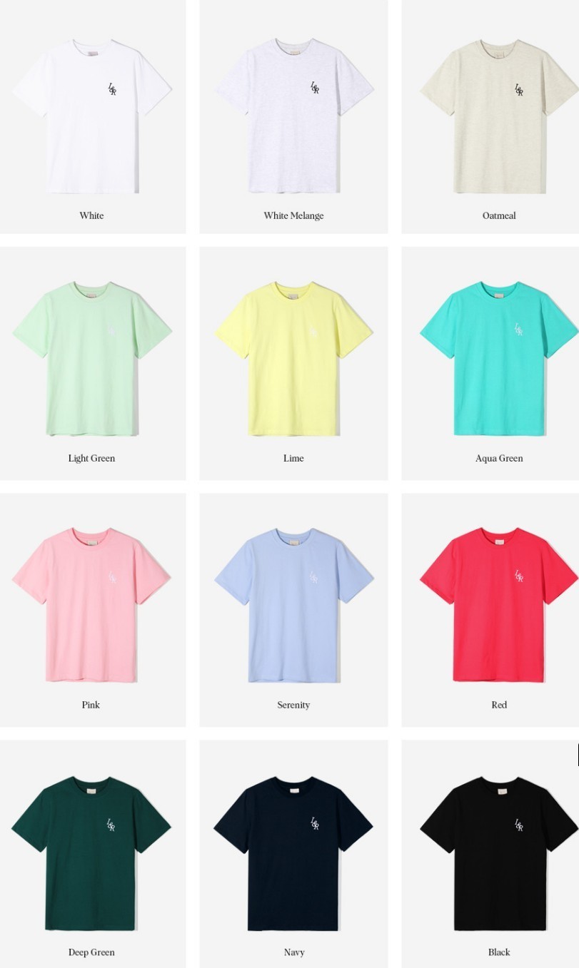 Tシャツ・カットソー [LOSSYROW]Signature Logo Half-Sleeve T-shirt [12color]