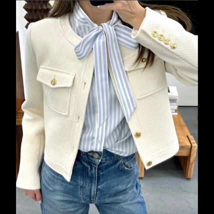 ホワイト（白）系 CELINE(セリーヌ) ジャケット(レディース