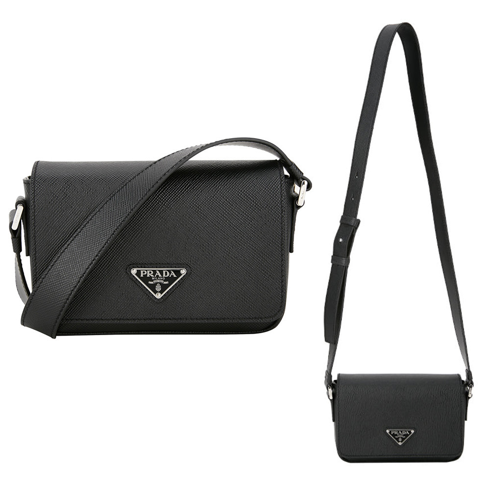 PRADA プラダ サフィアーノレザー ショルダーバッグ