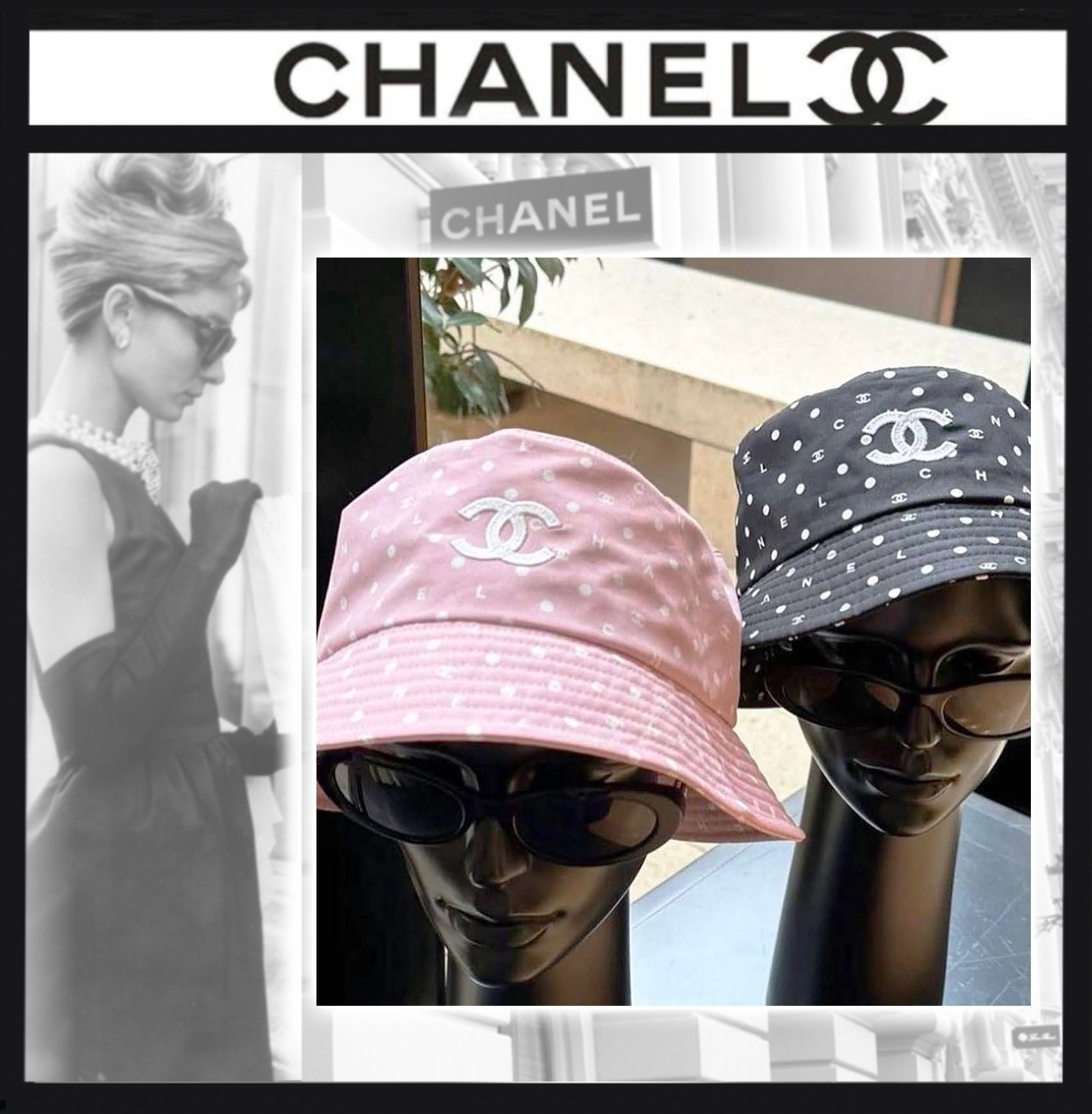 冬に大活躍！》CHANEL ニット帽 ロゴ ユニセックス