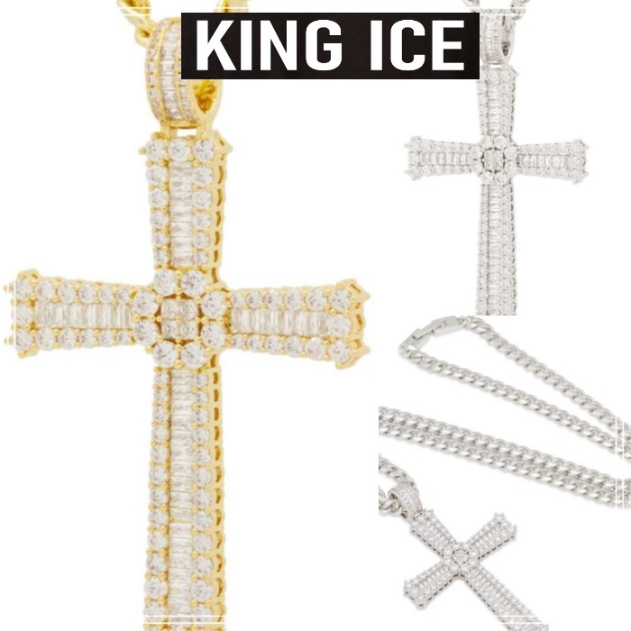 【King Ice】CELTIC 十字架 ネックレス 2色