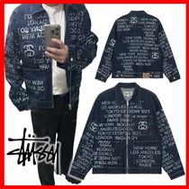 ジャケット・アウター STUSSY ZIP WORK JACKET CITY LINK DENIM org.jpg