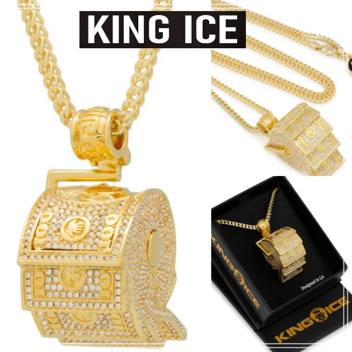 【King Ice】SNOOP DOGG マネー ロール ネックレス
