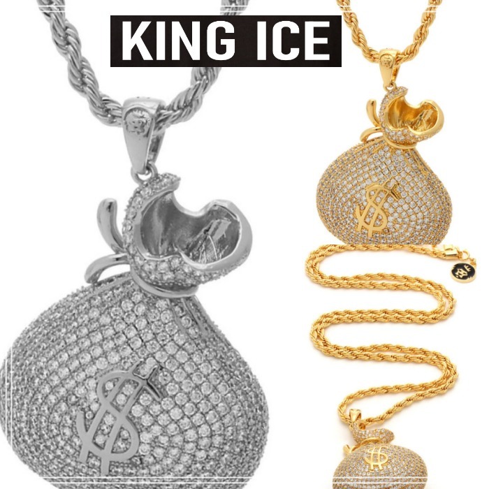 【King Ice】SNOOP DOGG MONEY BAG ネックレス 2色