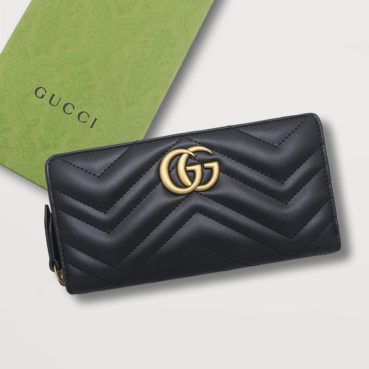 GUCCI グッチ 財布 長財布 443123 DTD1T DRW1T GG マーモント