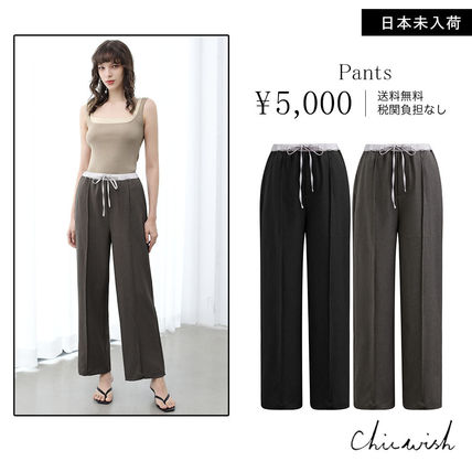 CHICWISH(シックウィッシュ)｜レモンプリントワイドレッグパンツ プリントラックスパンツ│PRINT LAX PANTS | ワイルドシングス