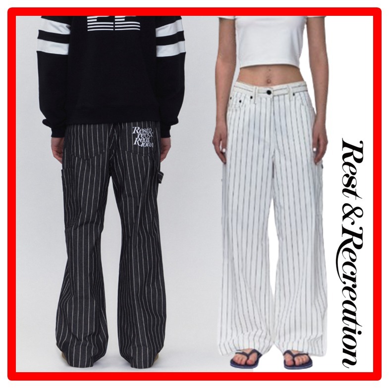 ★人気★【Rest&Recreation】★RR STRIPE CARPENTER PANT.S★