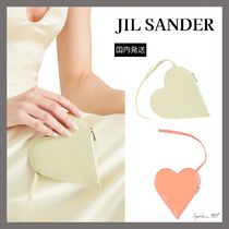 JIL SANDER★ハート レザー ポーチ【送料関税込】