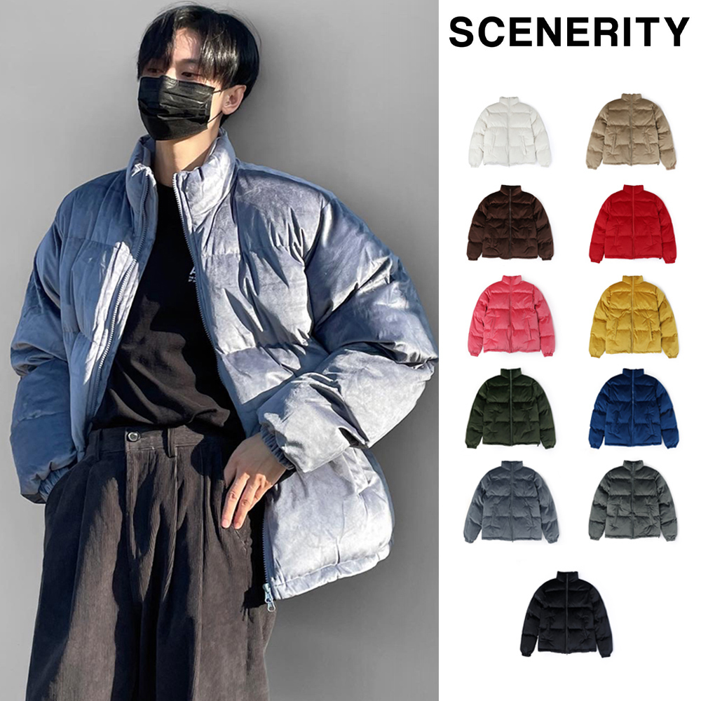 【SCENERITY】Velvet short padding