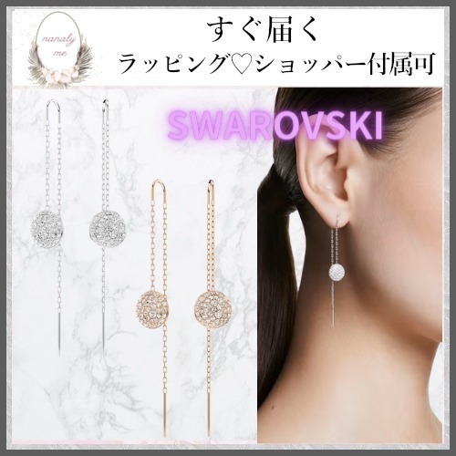 【目を引くデザイン♪】スワロフスキー ピアス 大人気♡