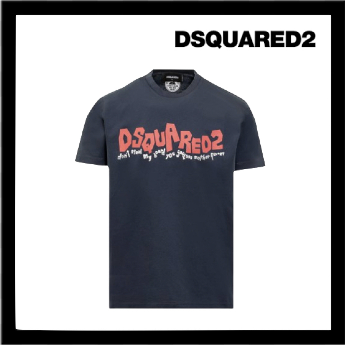 新着 関税送料込み D SQUARED2 ロゴ半袖クルーネック T シャツ