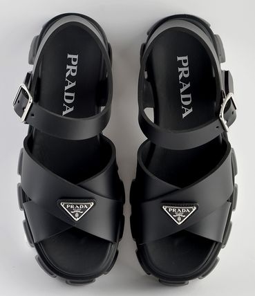 【VIPセール】PRADA プラダ レディース サンダル 1X038M PRADA プラダ サンダル フラットサンダル 1X416N038 ナッパ