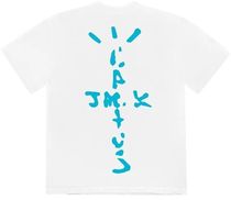 Cactus Jack Crew Neck Unisex Street Style Cotton Logo Crew Neck T-Shirts