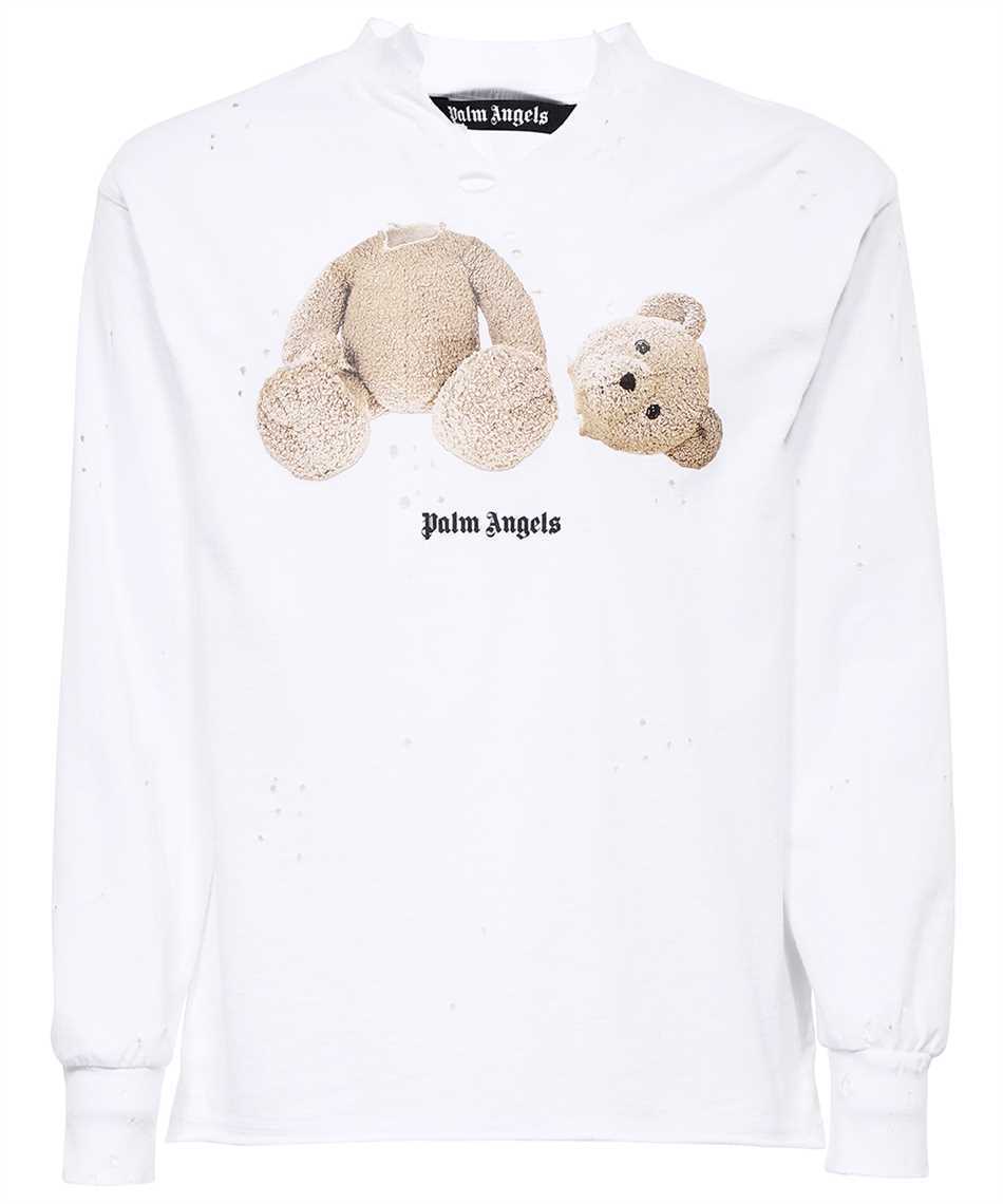 Tシャツ・カットソー Palm Angels PMAB040S23JER001 PA BEAR RIPPED T-shirt