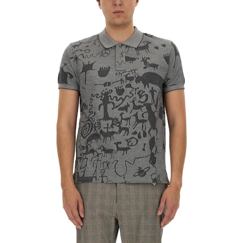 Tシャツ・カットソー Vivienne Westwood SS24 COTTON POLO (2H01000I_J006IP206)