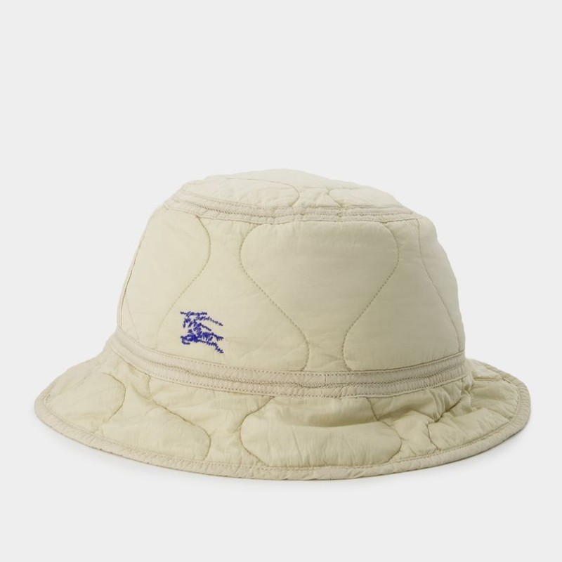 ハット Burberry Quilted Bucket Hat - Burberry - Nylon - Beige