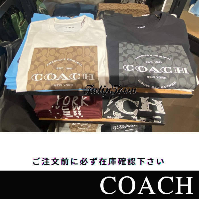 COACH◇T-シャツ Square オーガニックコットン   CO790