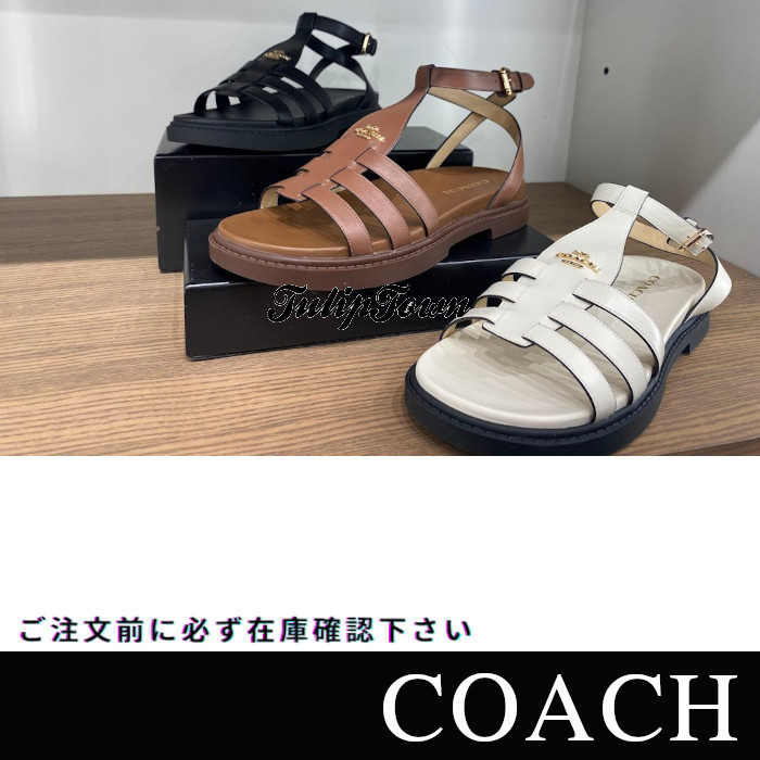 【COACH】Franny サンダル 在庫確認下さい CR866