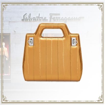 ☆送料・関税込☆Ferragamo★WANDA ミニ ハンドバッグ★ wanda ミニ FERRAGAMO(フェラガモ) バッグ・カバン(レディース
