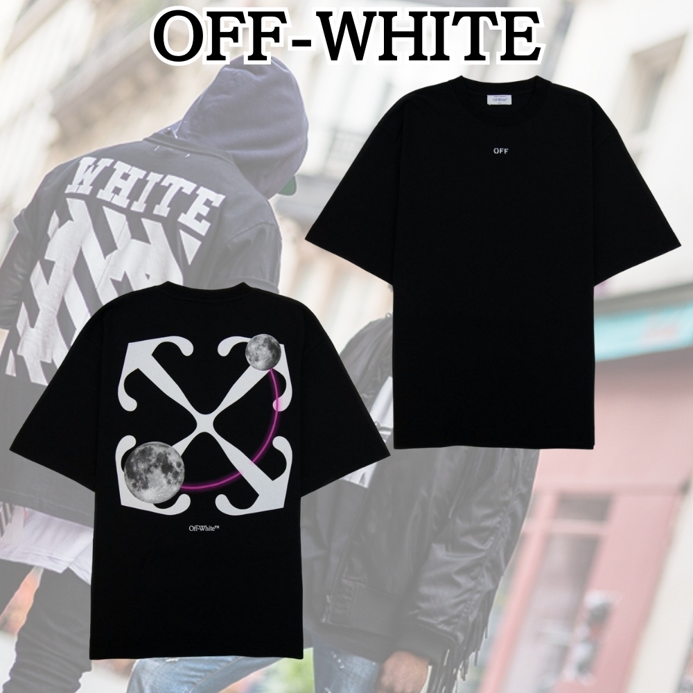 OFF-WHITE*高級感漂う*DBL ムーン アロー スケート S/s T シャツ