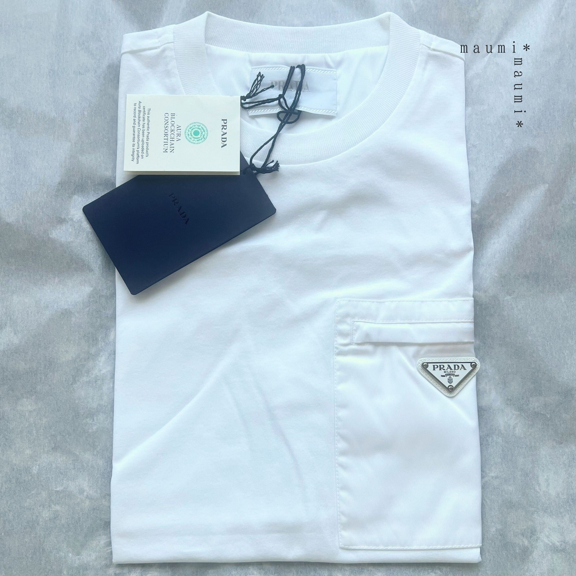 国内発】PRADA プラダ Re-Nylon x ジャージー Tシャツ (PRADA/T